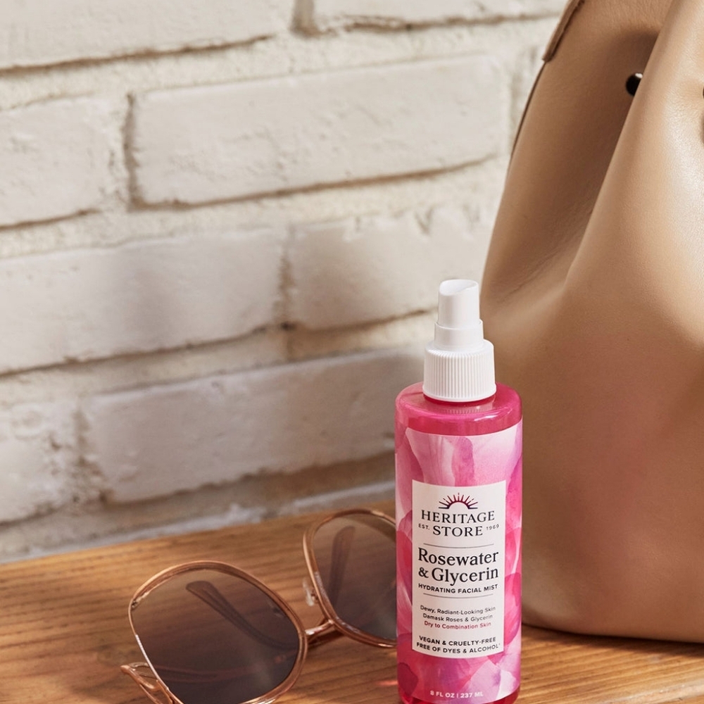 Heritage Store Rosewater & Glycerin Hydrating Facial Mist - Picture 2 of 9